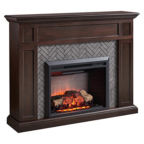 LegendFlame® Hailey Electric Fireplace with 55" Mantel Surround and